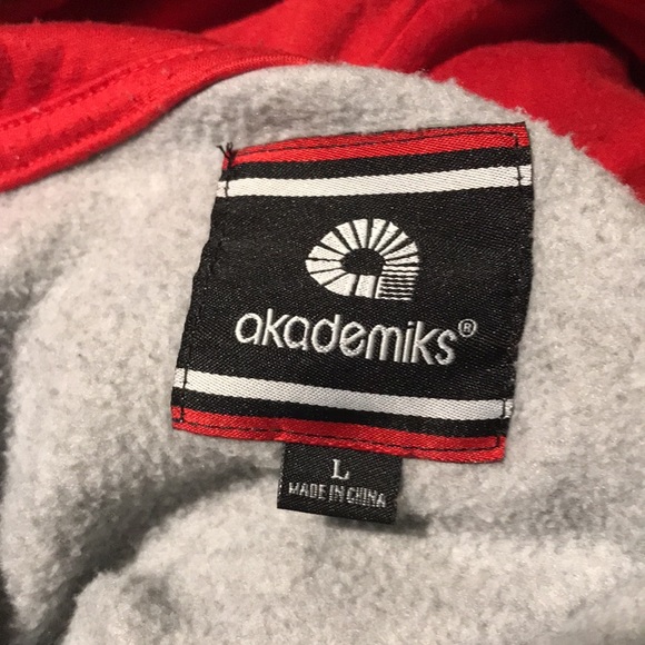 Academics gray hoodie Sz.L - Picture 4 of 4